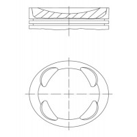 Поршень MAHLE - KNECHT 081PI00104000