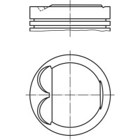 Поршень MAHLE - KNECHT 082 67 02