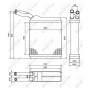 Радіатор обігріву салона NRF 52134