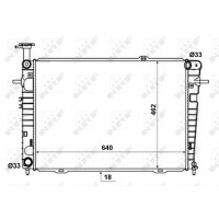 Радіатор охолодження двигуна NRF 53192