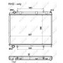 Радіатор охолодження двигуна NRF 53973