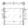 Радіатор охолодження двигуна NRF 55334