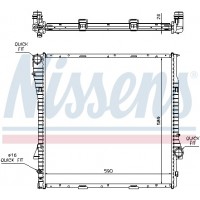 Радіатор системи охолодження NISSENS 60788A