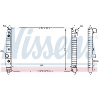 Радіатор NISSENS 61637