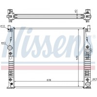 Радіатор системи охолодження NISSENS 62576A