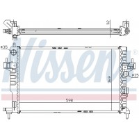 Радіатор системи охолодження NISSENS 63009A