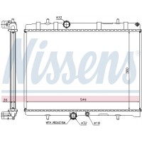 Радіатор системи охолодження NISSENS 63607A