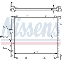 Радіатор системи охолодження NISSENS 63854A