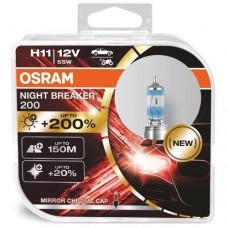 Автолампа Osram NIGHT BREAKER(+200) H11 12V OSRAM 64211NB200-HCB