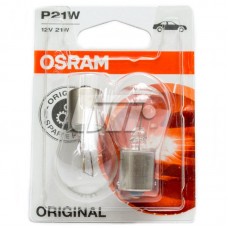 (к/т 2 шт) Автолампа Osram (P21W 12V BA15s) OSRAM 7506-02B