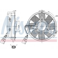 Вентилятор NISSENS 85547