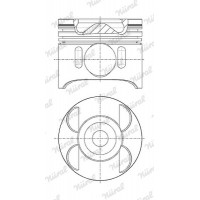Поршень NURAL 87-136400-00