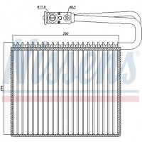 Випарник NISSENS 92191