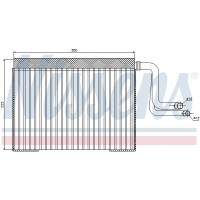 Радіатор кондиціонера NISSENS 92268