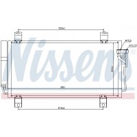 Конденсатор без хладогену NISSENS 940032