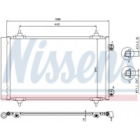 Конденсатор без хладогену NISSENS 940111