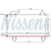 Конденсатор без хладогену NISSENS 940114