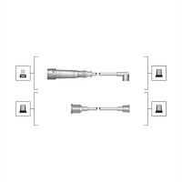 Комплект ізольованих проводів для свічок запалення MAGNETI MARELLI 941319170011