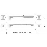 Комплект ізольованих проводів для свічок запалення MAGNETI MARELLI 941365070930