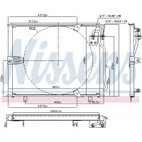 Конденсатор без хладогену NISSENS 94158