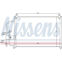 Конденсатор без хладогену NISSENS 94412