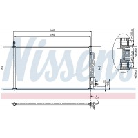 Конденсатор без хладогену NISSENS 94432