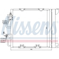 Радіатор кондиціонера NISSENS 94768