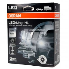 (к/т 2 шт) Лампа світлодіодна Osram LEDriving (H4 14W 12V/24V P43T FS2) OSRAM 9726CW