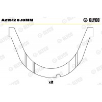 Шайба стопорна GLYCO A215/2 0.10MM