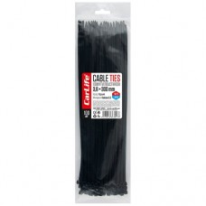 Хомути пластикові Carlife чорні 3,6x300 100шт CARLIFE BL3.6x300