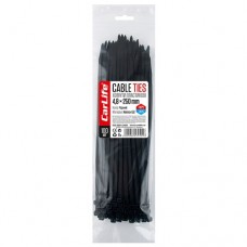 Хомути пластикові Carlife чорні 4,8x250 100шт CARLIFE BL4.8x250