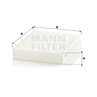 Повітряний фільтр салону MANN-FILTER CU 25001