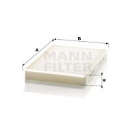 Повітряний фільтр салону MANN-FILTER CU 25002