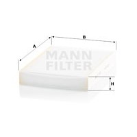 Повітряний фільтр салону MANN-FILTER CU 27009