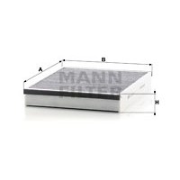 Повітряний фільтр салону MANN-FILTER CUK 25007