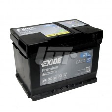 Акумулятор Exide Premium (242×175×175), 61Ач, 600А, R+ EXIDE EA612