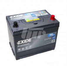 Акумулятор Exide Premium (270×173×222), 75Ач, 630А, R+ EXIDE EA754