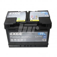 Акумулятор Exide Premium (278×175×190), 77Ач, 760А, R+ EXIDE EA770