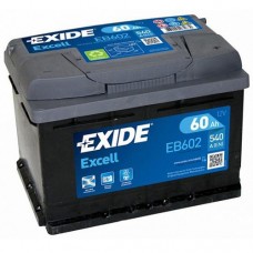 Акумулятор EXCELL 12V/60Ah/540A EXIDE EB602