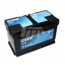 Акумулятор Exide START-STOP AGM (315×175×190), 80Ач, 800А, R+ EXIDE EK800