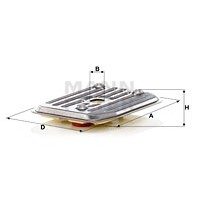 Фільтр мастильний до автоматичної коробки перемикання передач MANN-FILTER H 2019 KIT