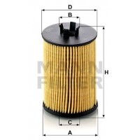 Фільтр оливи MANN-FILTER HU 612/1X