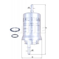 Фільтр палива MAHLE - KNECHT KL176/6D