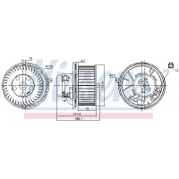 Вентилятор салону NISSENS 87187