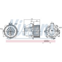 Вентилятор салону NISSENS 87281