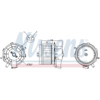 Вентилятор салону NISSENS 87292