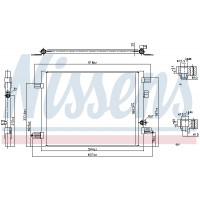 Конденсатор без хладогену NISSENS 941061