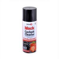 Поліроль панелі приладів NOWAX BLACK Cockpit Cleaner 200ml, полуниця NOWAX NX00204