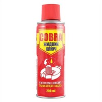 ANTI-RUST LUBRICANT COBRA, 200ml. Рідкий ключ. Професійна проникаюча змазка NOWAX NX20300