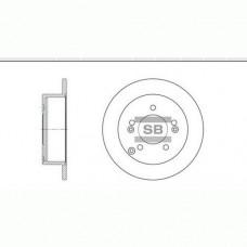 Диск гальмівний SANGSIN SD1024